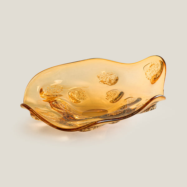 Soleil Amber Decor Platter