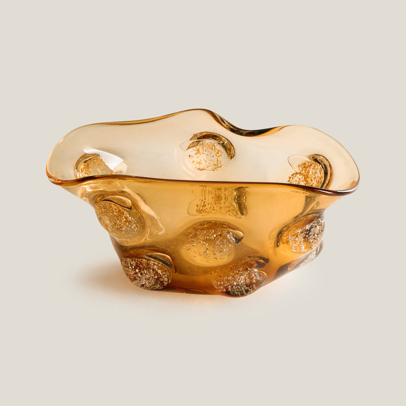 Soleil Amber Decor Bowl