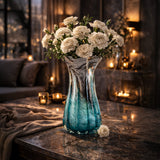 Marbelle Green Glass Vase