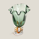 Emeralis Green & Amber Vase L
