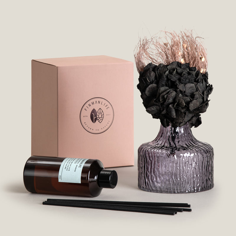 Hydrangea Black Reed Diffuser