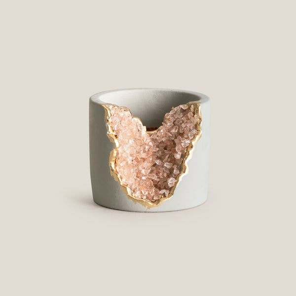 Quartzelle Blush Jar Candle
