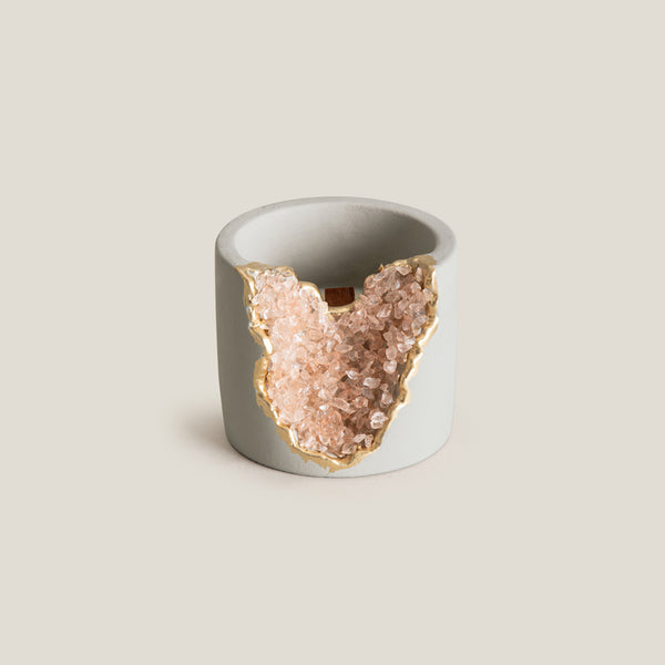 Quartzelle Blush Jar Candle