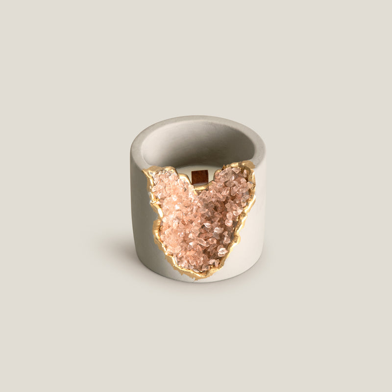 Quartzelle Blush Jar Candle
