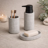 Gridaire Grey Bath Set of 3