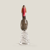 Duccio Di Segna Brown & Gold Crystal Pelican Sculpture