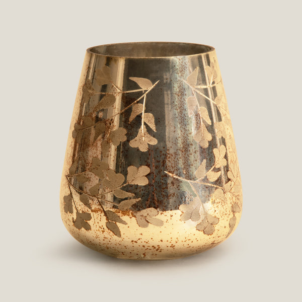 Quincy Antique Silver Votive
