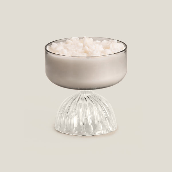 Stella Clear & Grey Jar Candle