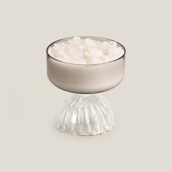 Stella Clear & Grey Jar Candle