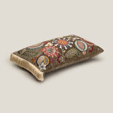 Freya Brown Emb. Cushion Cover