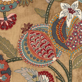Lila Yellow Emb. Cushion Cover