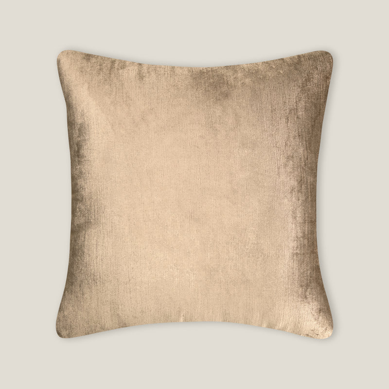 Alora Brown Emb. Cushion Cover