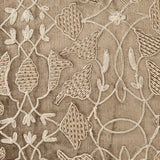 Alora Brown Emb. Cushion Cover