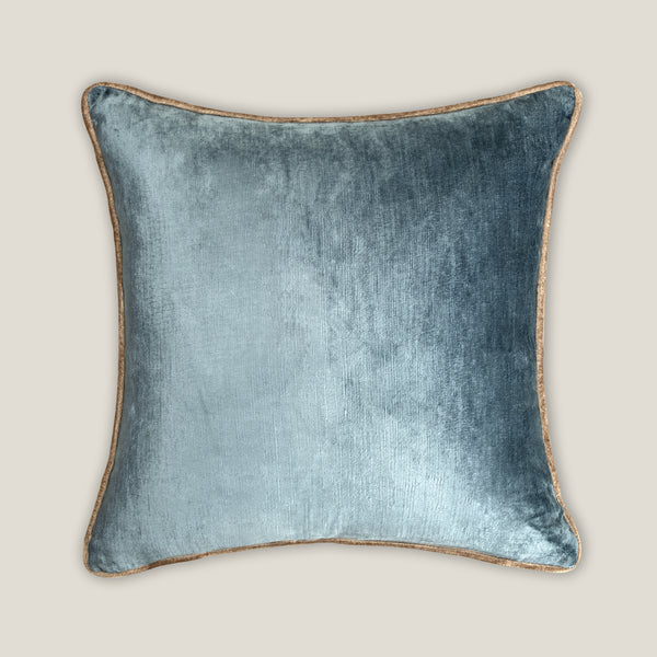Eden Blue Emb. Cushion Cover