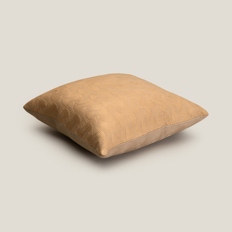 Eleanor Yellow & Beige Reversible Euro Cover