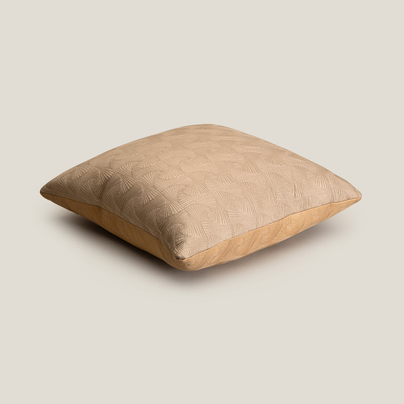 Eleanor Yellow & Beige Reversible Euro Cover