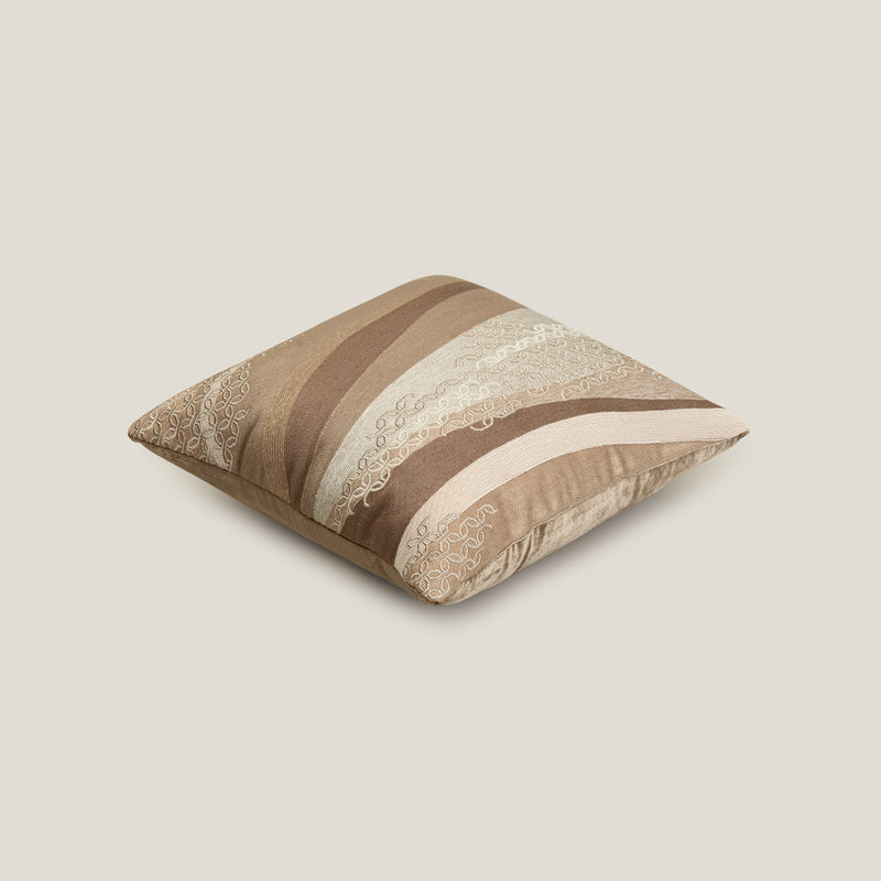 Serene Multicolor Emb. Cushion Cover