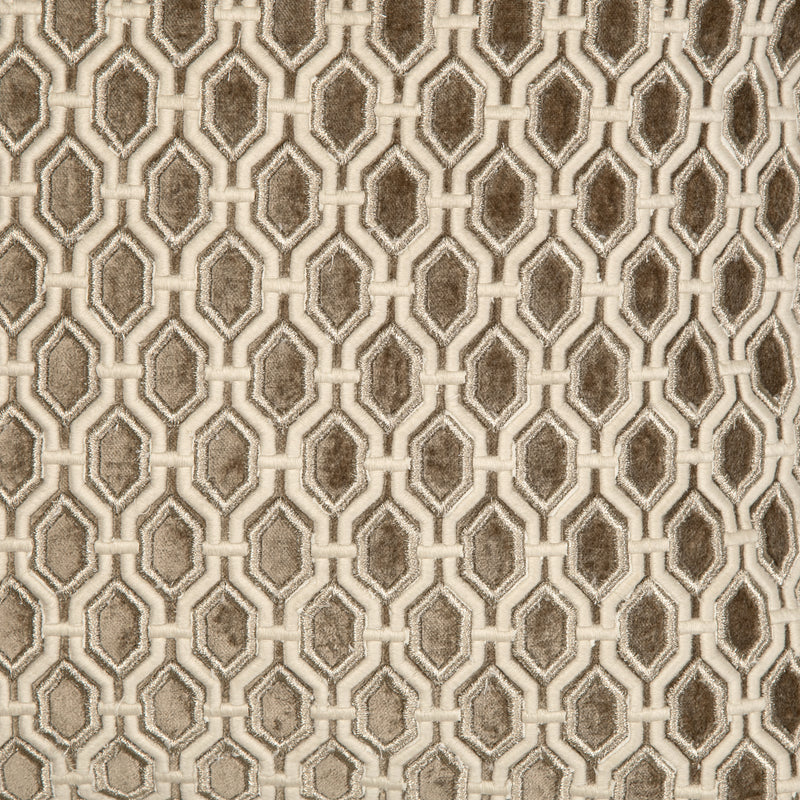 Lalana Off White & Beige Emb. Cushion Cover