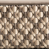Lattice Beige & Grey Tissue Box