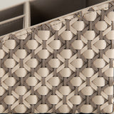 Lattice Beige & Grey Desk Set
