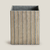 Lexus Grey & Dull Gold Dustbin