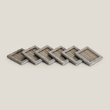 Lexus Grey & Dull Gold Coaster Set of 6
