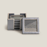 Lumina Beige & Grey Coaster Set of 6