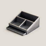 Lumina Beige & Grey Desk Set
