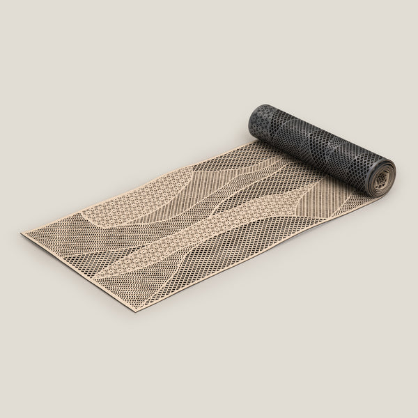 Lumina Beige & Dull Gold Runner