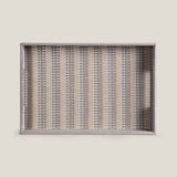 Eclair Grey & Gold Serving Tray