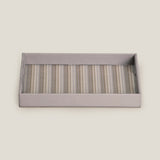 Eclair Grey & Gold Serving Tray