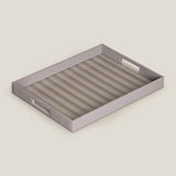 Eclair Grey & Gold Placing Serving Tray