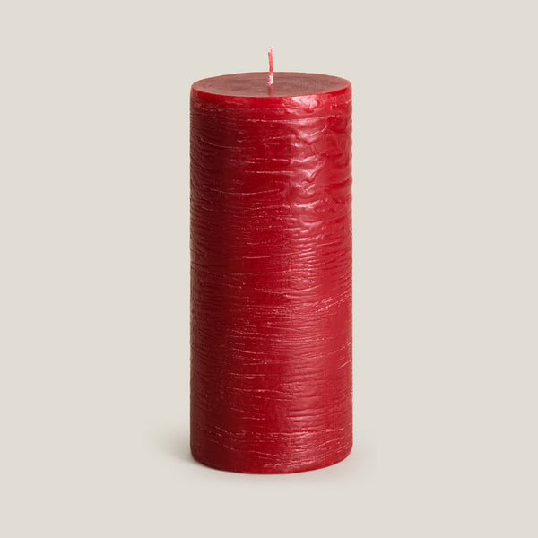 Everly Red Pillar Candle L
