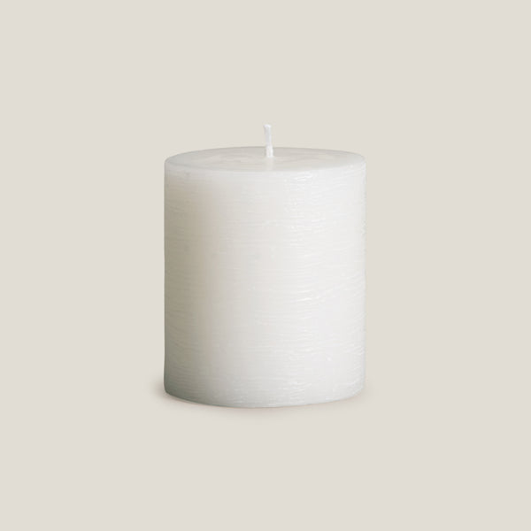 Everly Ivory Pillar Candle S