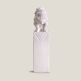 Foo Dog White Sculpture Large