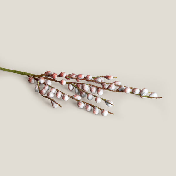 Blue & Orange Berry Branch Foam Flower