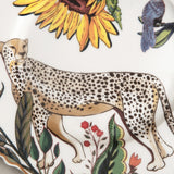 Jenna Clifford Leopard & Zebra Quarter Plate Set of 4