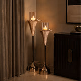 Tulip Gold Floor Hurricane L