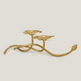 Sonnet Gold & Bronze Candle Holder