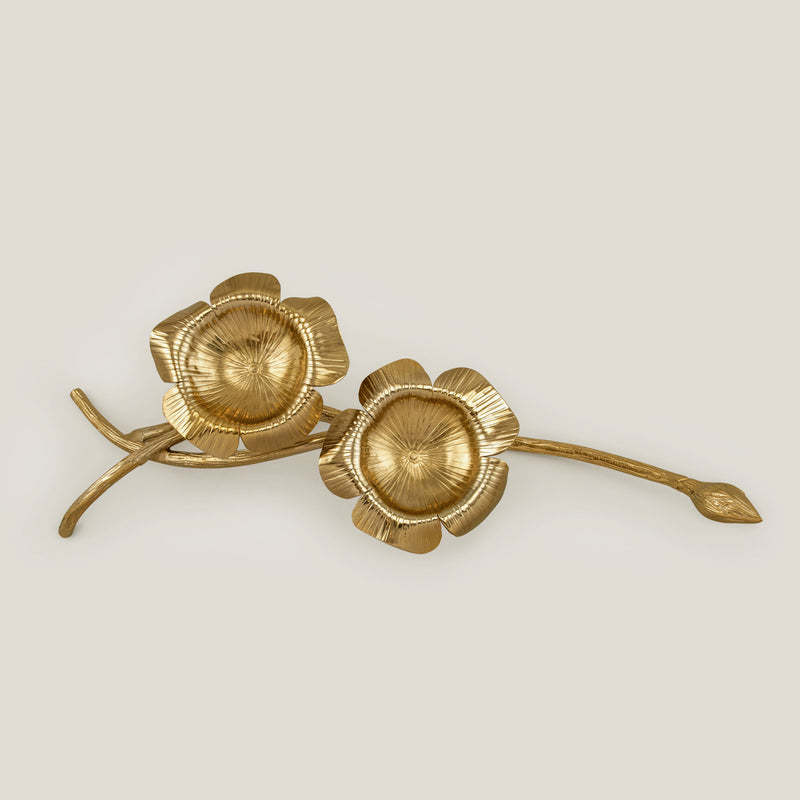 Sonnet Gold & Bronze Candle Holder