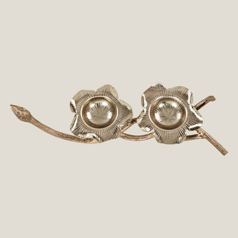 Sonnet Gold & Bronze Candle Holder