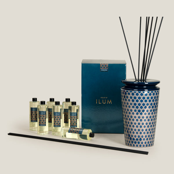 Cologne Retro Multicolor Reed Diffuser XL