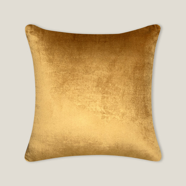 Hazel Yellow Emb. Cushion Cover