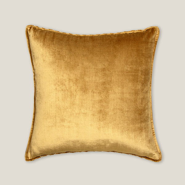 Zoe Yellow Emb. Cushion Cover