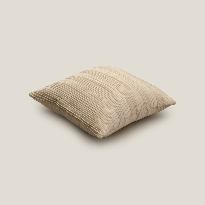 Grace Off White Pleated Cushion Cover