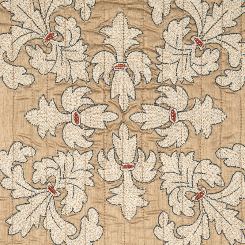 Elena Beige Emb. Euro Cover