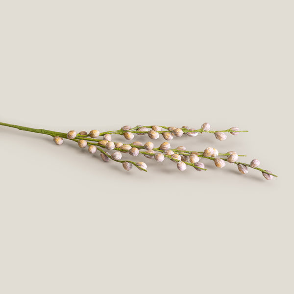Purple & Yellow Berry Branch Faux Flower