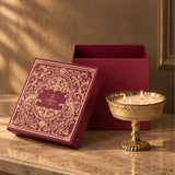 Erbil Antique Gold Bowl Candle