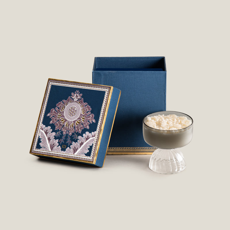 Stella Clear & Grey Jar Candle