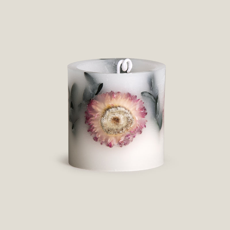 Petal Bloom White Candle